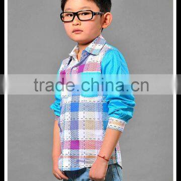 Baby Boys Check T-shirts Long Sleeve Fashion Style photo-5