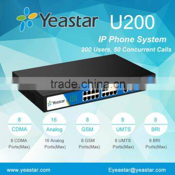 Yeastar 200 Users PSTN BRI GSM UMTS VOIP IP PBX System photo-2
