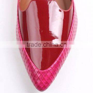 2016 Wholesale Shoes Shoes Wholesale Ballerina Shoes Flat Snake PU Loafer Shoes photo-3