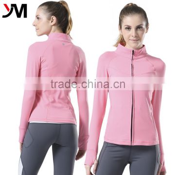 Women Sports Private Label Athletic Apparel Wicking Running Jacket