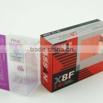 general comestic pack PVC box custom PVC box high quality PET box