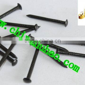 Black Smooth Shank Concrete Steel Nail Used For Building High Wall