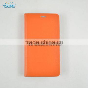Wholesale Orange Slim Flip Book Case for Wiko Darkfull