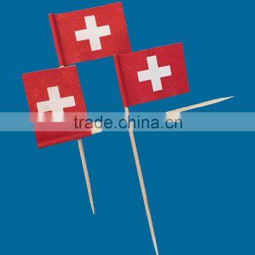 paper flag toothpicks with printing