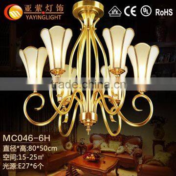 decorative ceilling lamp,hotel room accessories,antique brass lamp stand