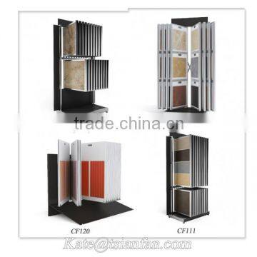 CF120--Custom marble tile showing stand