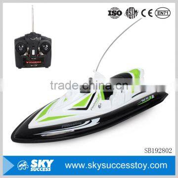 New product ps plastic radio control battery operated toy boat