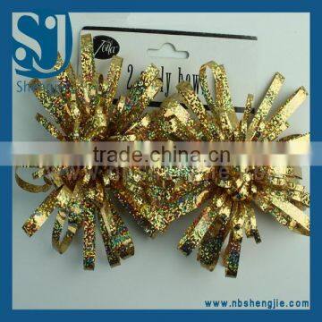 Trade Assurance Printed satin star gift decorative bows