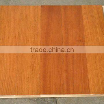 Natural color Santos Mahogany Engineered Timber Flooring