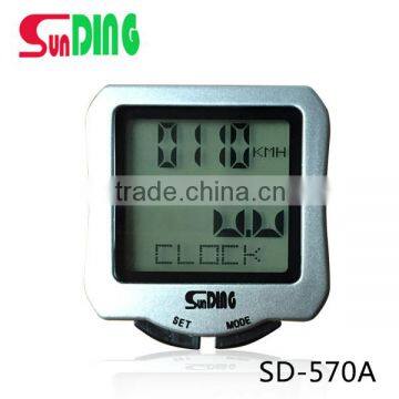 best bike computer LCD diplay with French German English sunding cycle speedometer