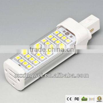 Warm white CE ROHS approval 8w plug-in SMD 5050 G24