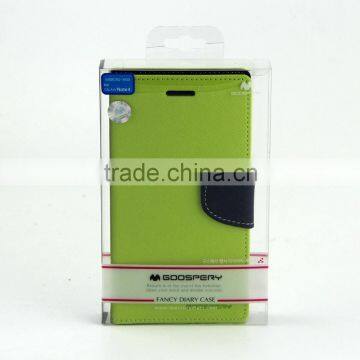 High Quality mercury goospery leather case for Note4, Newest Shockproof Credit Card Slots Case