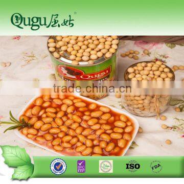 Chinese food stuff 400g canned soybean in tomato sauce