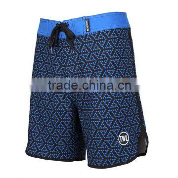 Quick-drying Colorful surf long leg swim shorts for men