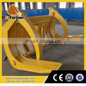 brand new Front End Loader With Log Grapple, High Quality Grapple Log Loader, Wood Grapple Fork Loader from alibaba.com