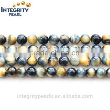 6mm 8mm 10mm 12mm 14mm 16mm Natural Semi Precious Gemstone Strand Tiger Eye Gemstone