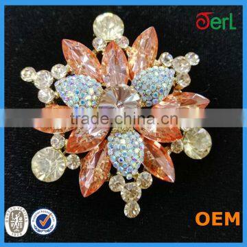 korean brooch,crystal Brooch,Rhinestone Brooch