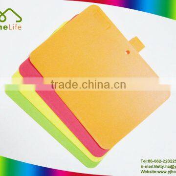 New design latest style colorful plastic chopping blocks