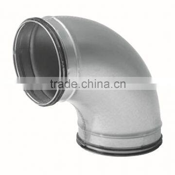 90 Degree Elbow/90 degree galvanized elbow/duct fittings