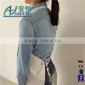 Clear BLUE PVC apron with high quality pvc cooking apron