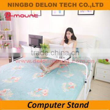 adjustable double tube metal computer holder laptop stand pc mount bracket rack