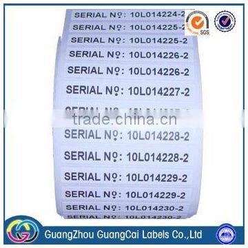 High quality customized request cheap barcode sticker printing self-adhesive labels stickers