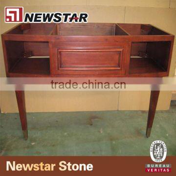 Manufacture solid wood bathroom cabinet vanity