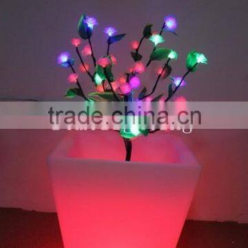 Colorful light emitting European fashion Yard villa waterproof plastic Led Decorative Flower Lights