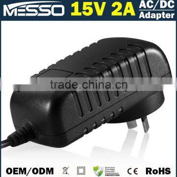 15V 2A AC DC Adapter 100-240V 50-60Hz AC Adapter 15V 2A Swithcing Power Supply 15V 2A AC Adapter photo-3