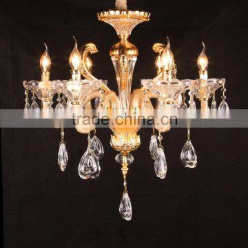 Top crystal chandelier candle holders with 6 lights