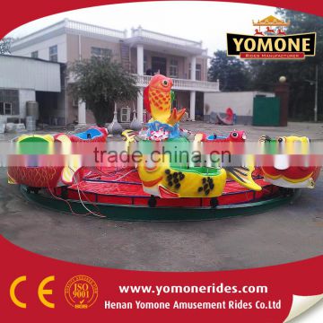 Customized Amusement Park Hot Selling Equipment Rides Fish Carousel Rides