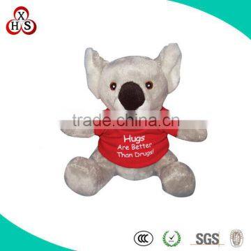 Soft Cute Plush Mini Kolar Bear With Printed Logo T-shirt