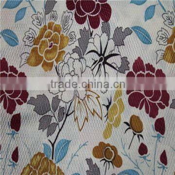 100% Polyester Merbau Pattern Printed fabric,pineapple design fabric/upholstery fabric