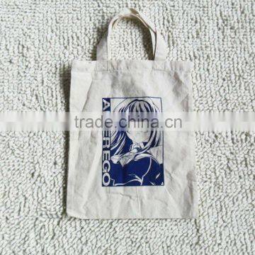 plain tote fabric retail bag cotton with logo printing