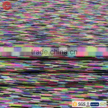 Space-Dyed Manufacturer Multi-Colors Space Dyed Mesh Yarn Fabric