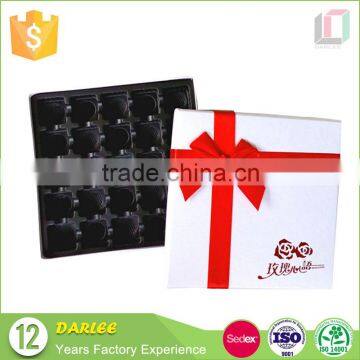 High Quality christmas gift decorative handmade empty chocolate boxes packaging