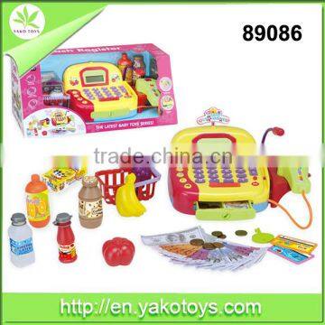 Plastic Kids BO Toy Cash Register
