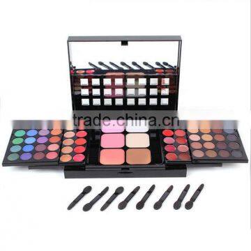 Factory wholesale custom 78 color eye shadow box, multi-function makeup box