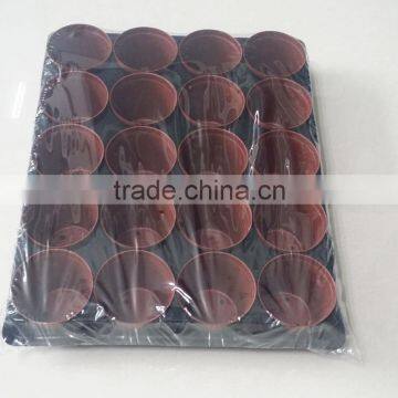 20 Pcs Garden Nursery Pots With 1 Pot Tray LJ-4020 photo-4