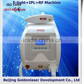 Skin Rejuvenation 2013 Exporter Beauty Salon Equipment Diode Laser E-light+IPL+RF Machine 2013 Schaffner Filter 480-1200nm