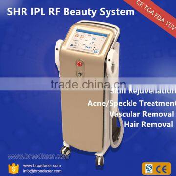 skin rejuvenation for beauty salon/spa/clinic use ipl shr hair removal system