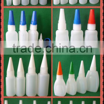 cheap HDPE plastic squeeze super glue bottle