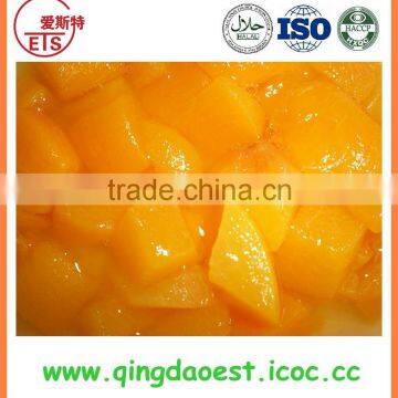 Taste good canned fruits fresh Canned yellow peach with high quality