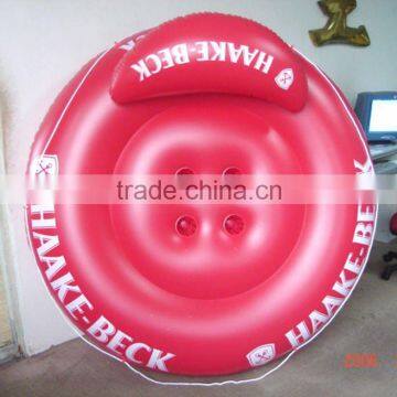 inflatable island, inflatable floater, inflatable floating chair, inflatable air mattress