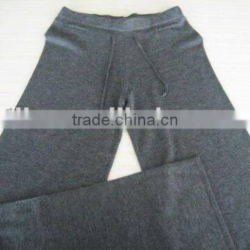 lady fashion silk cashmere pant