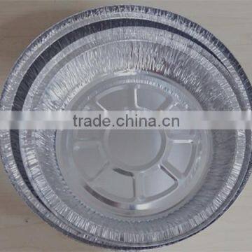 Disposable Round Aluminium Foil Container /Foil cake pan/Foil Flan Dishes