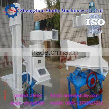 Rice mill paddy de-stoner with bucket elevator 0086-13703827012