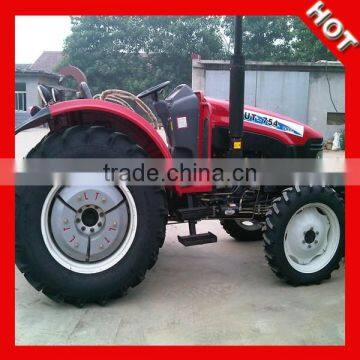 Professional 75HP 4x4wd Small Tractors Agricultural Use