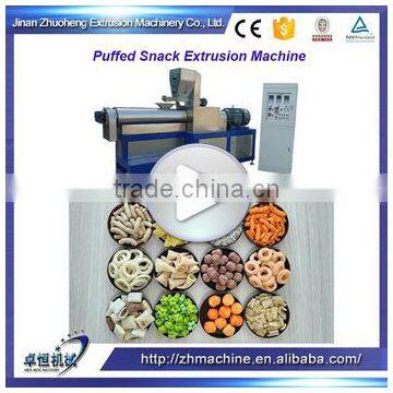 Snack Food Extruder Machine / Corn / Puffed snack Making Machine