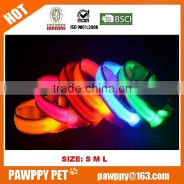 Wholesale Christmas Flashing Battery Removable Dog Collar LED